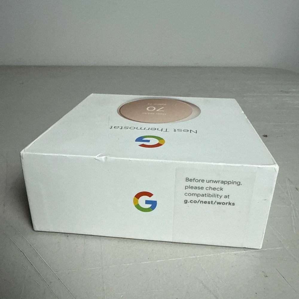 Google Nest Smart Thermostat, Sand - GA02082-US
